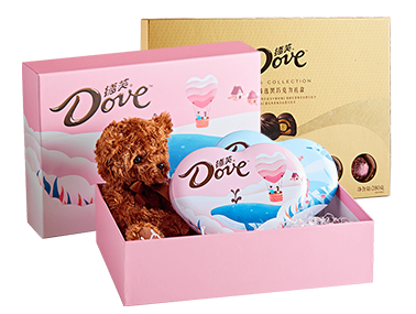【轻众测·京东食品】德芙（Dove）巧克力礼盒组合装 马卡龙礼盒+尊慕礼盒