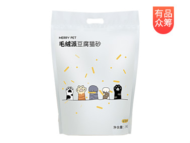  【小米有品·轻众测】毛绒派 豆腐猫砂 玉米味 2.5kg/袋*3袋装　