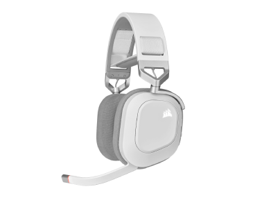 【众测晒物】美商海盗船 HS80 RGB WIRELESS 无线版游戏耳机 白色